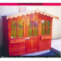 6 x 6 plus 2ft Verandah playhouse